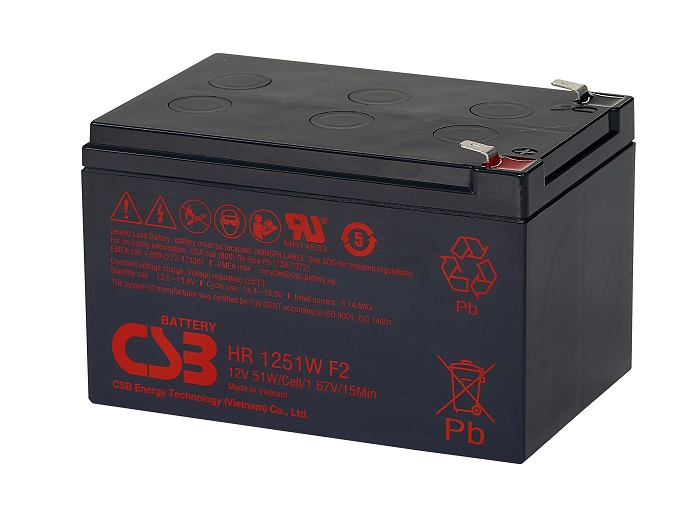 CSB蓄电池HR1251W F2